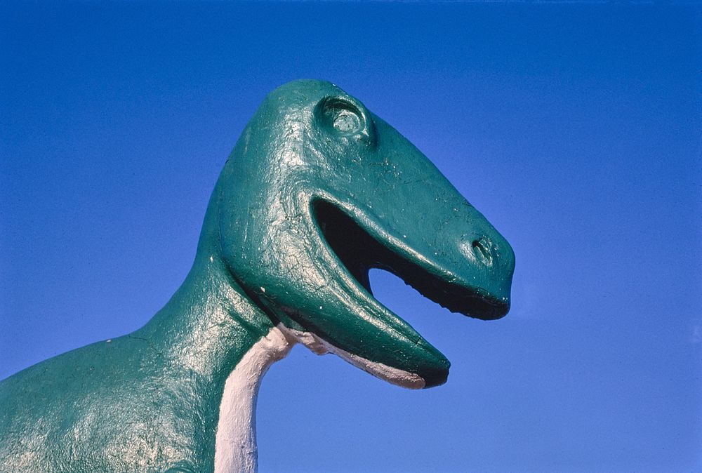 Dinosaur Park, Rapid City, South Dakota (1987) photography in high resolution by John Margolies. Original from the Library…