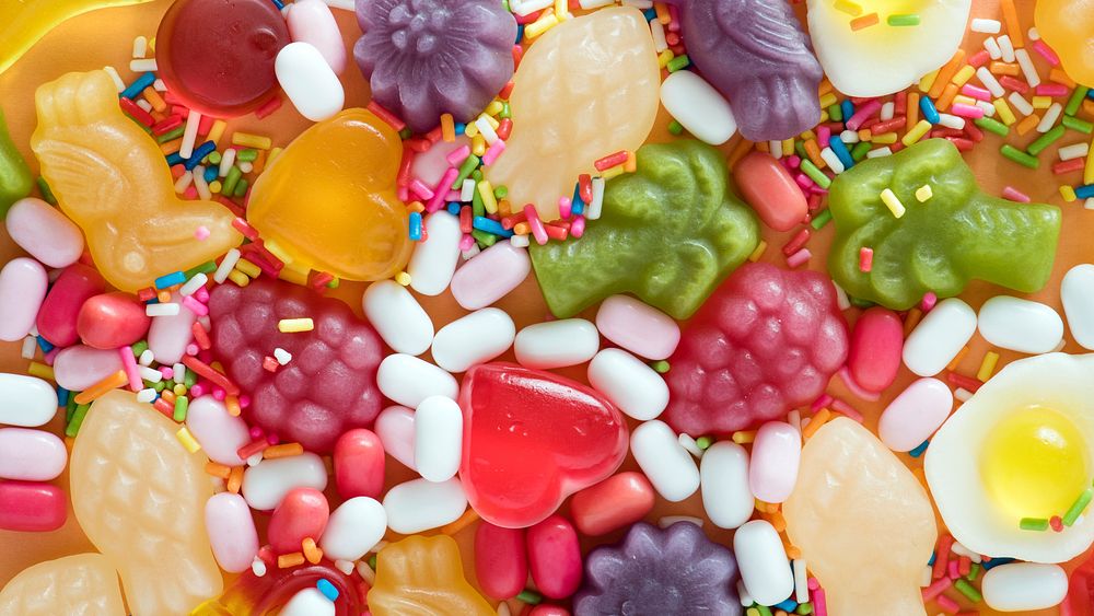 Candy desktop wallpaper, colorful background