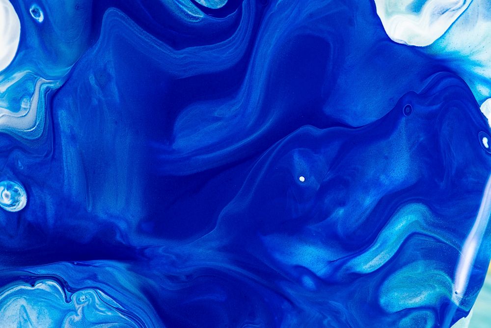 Aesthetic blue background handmade experimental art