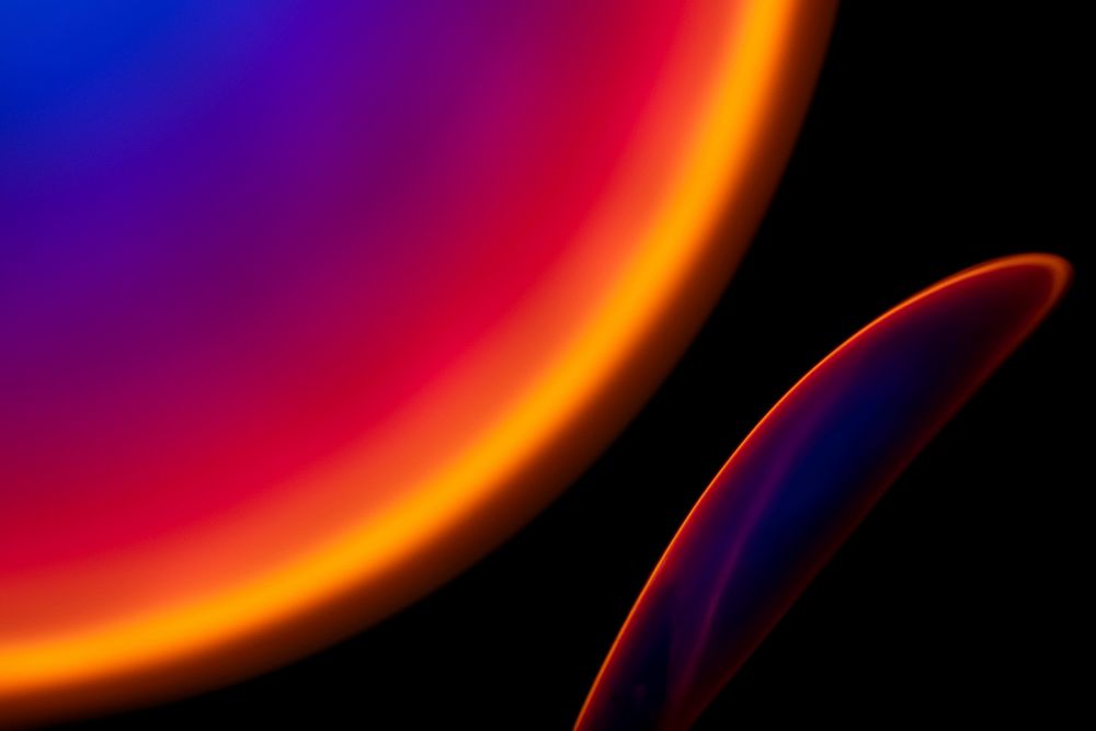 Gradient background with colorful light effect
