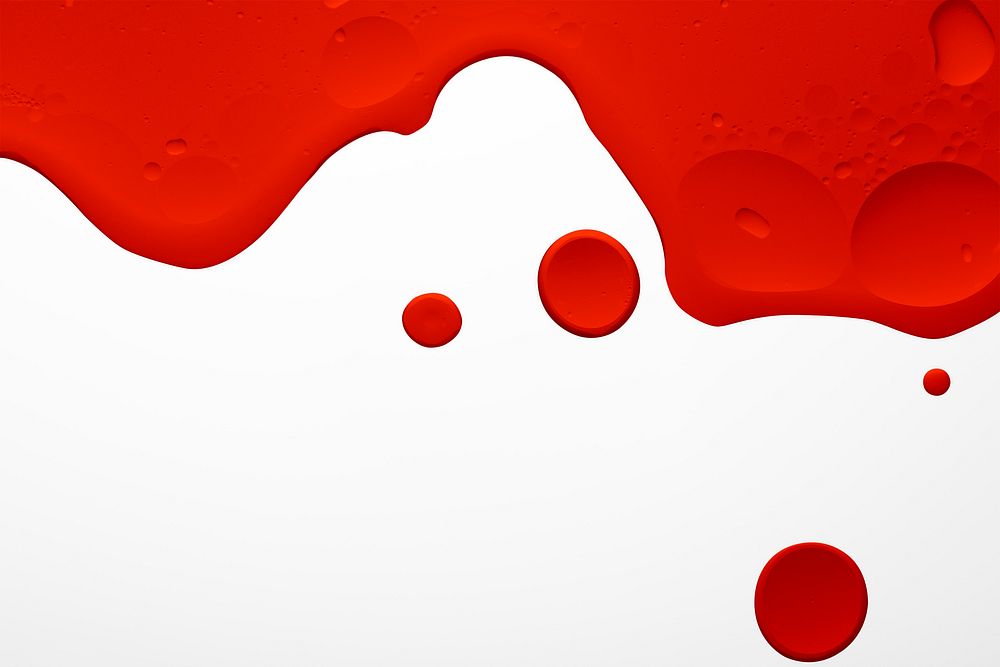 Red abstract background oil bubble texture wallpaper