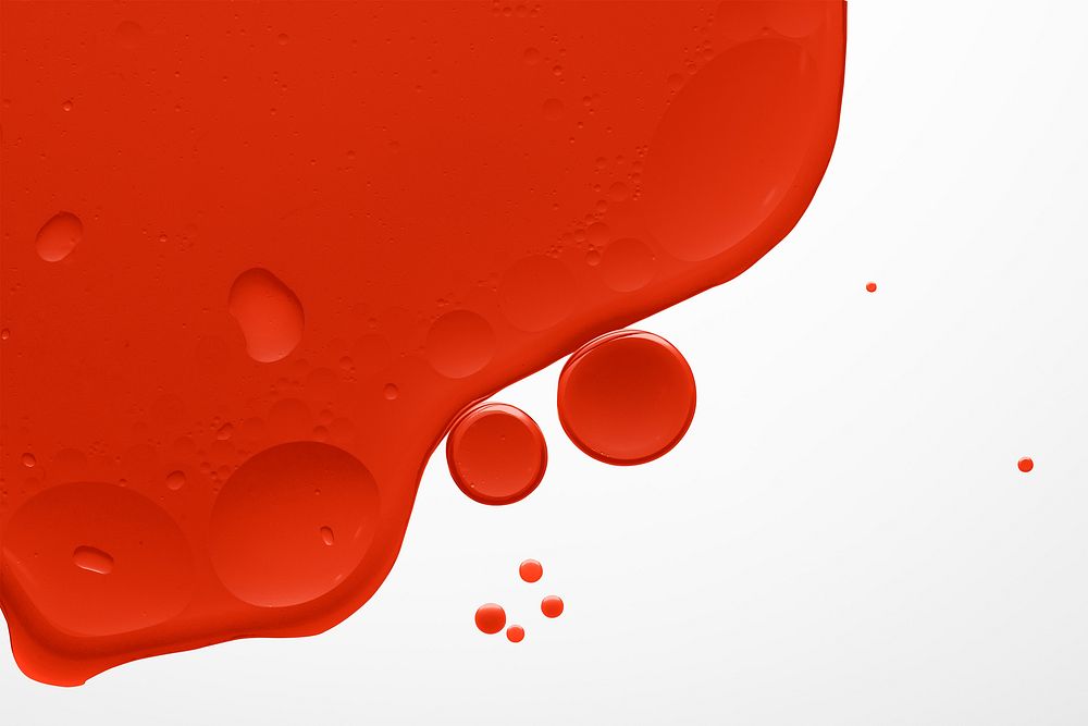 Abstract background red oil bubble texture wallpaper
