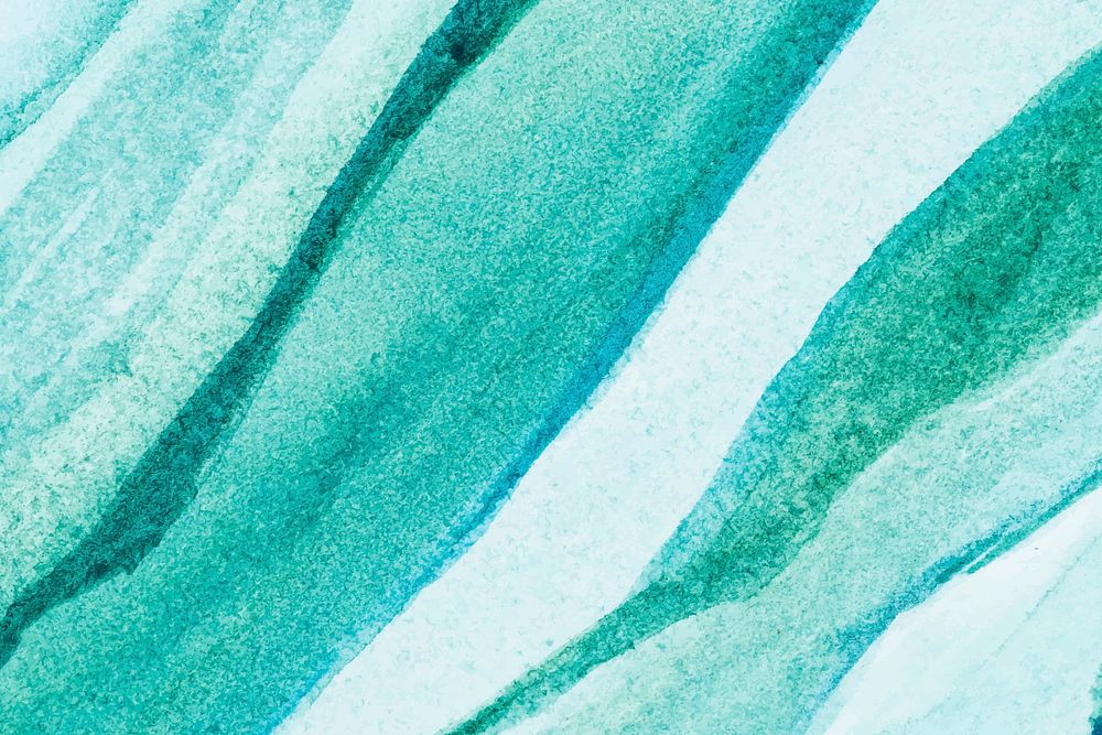 Ombre green wave background vector abstract style