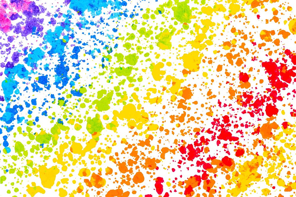 Colorful background vector with wax melted crayon art