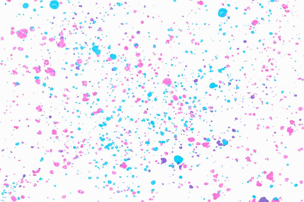 Abstract background vector with pink and blue crayon art