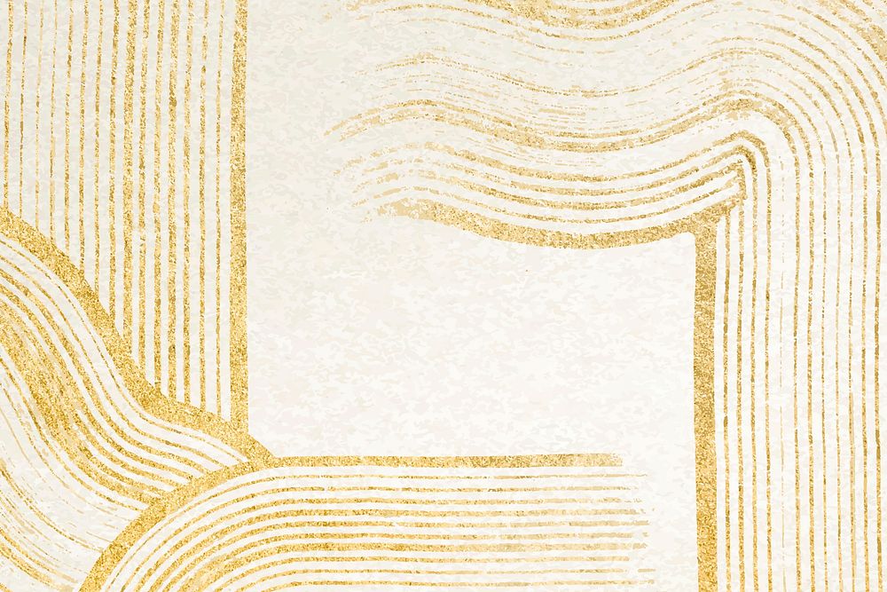 Luxury gold textured background vector in beige abstract art
