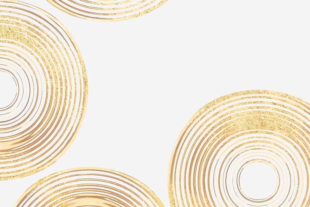 Luxury gold textured background vector in white abstract art