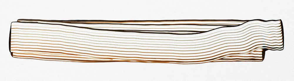 Brown comb painted texture psd rectangle abstract DIY graphic experimental art