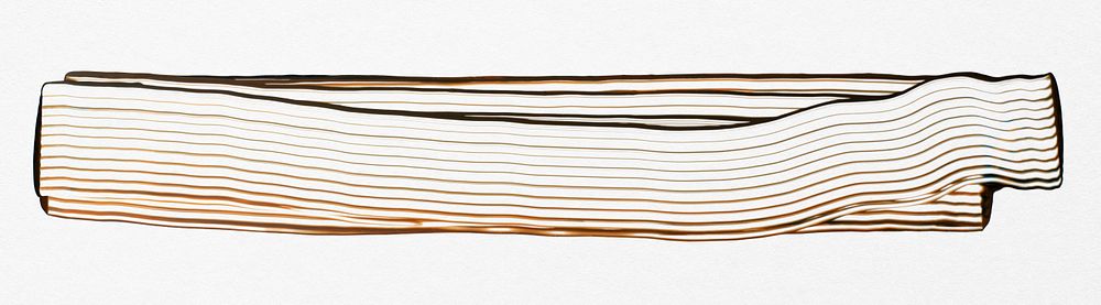 Brown comb painted texture rectangle abstract DIY graphic experimental art