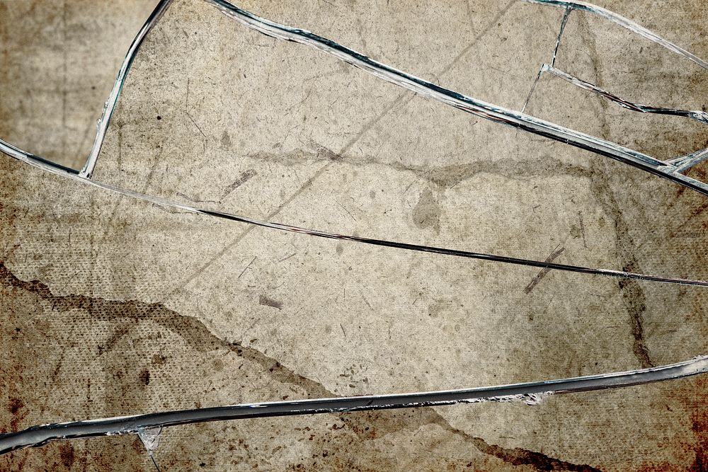 Grunge background with cracked glass texture