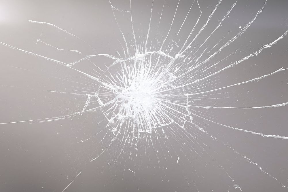 Background with cracked glass texture