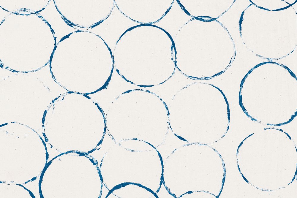 White circle pattern background block prints