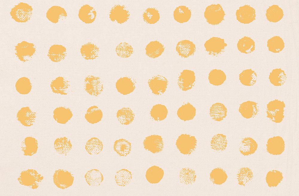 Yellow circle pattern background psd block prints