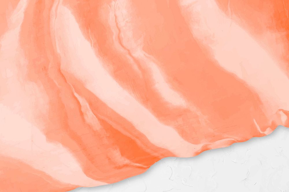 Creative clay textured background vector in orange border DIY tie dye art abstract style