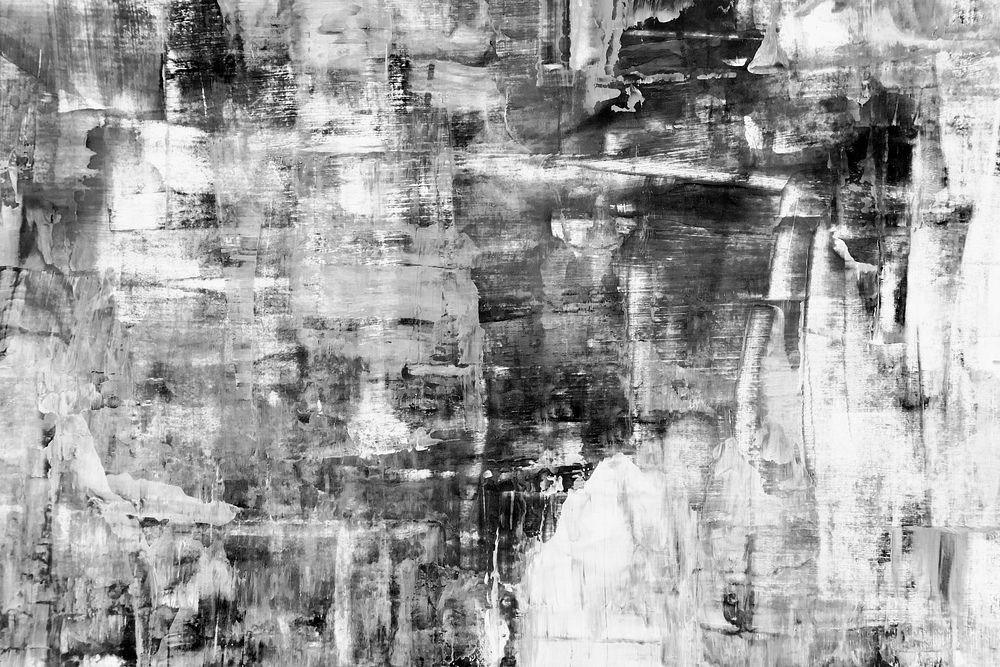 Grunge paint texture background BW wallpaper abstract art