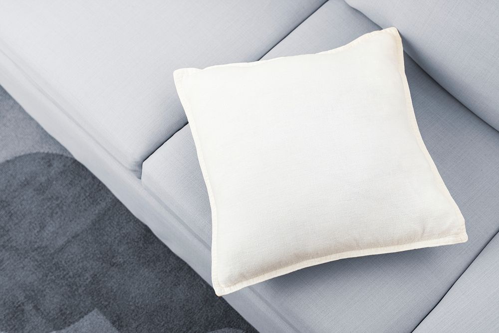 Living room sofa cushion, simple interior design