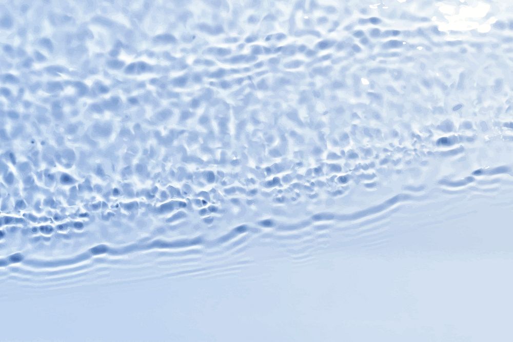Water wave texture background vector