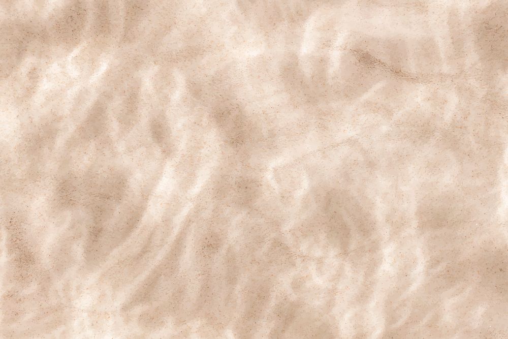 Water reflection texture background, beige vector design 