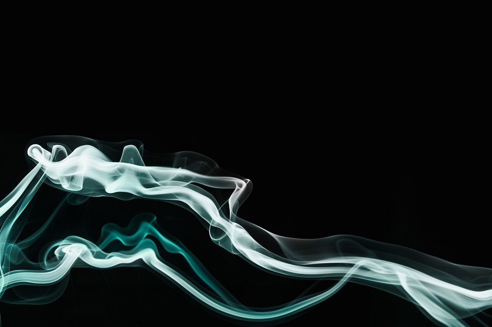 Smoke background texture, black abstract design