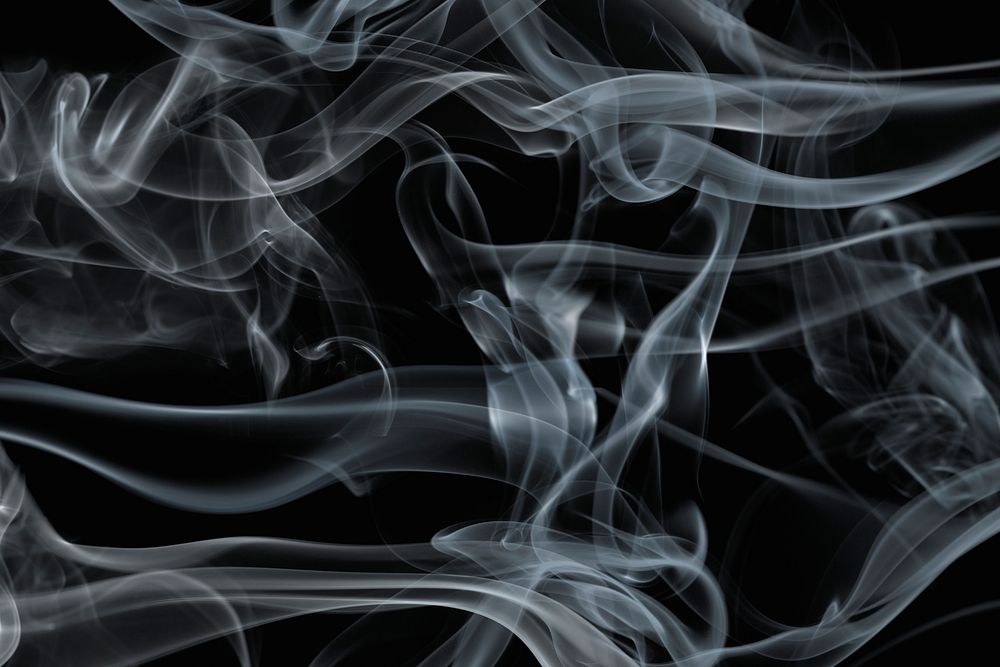 Smoke background texture psd, black abstract design