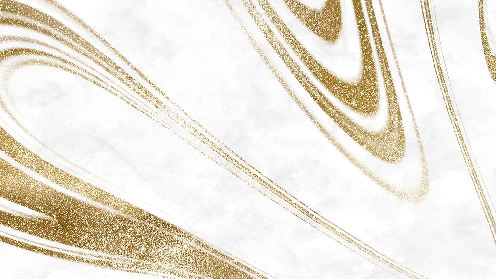 Gold liquid marble background vector