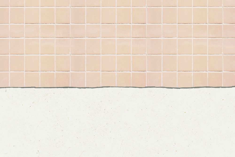 Bathroom wall background vector with design space
