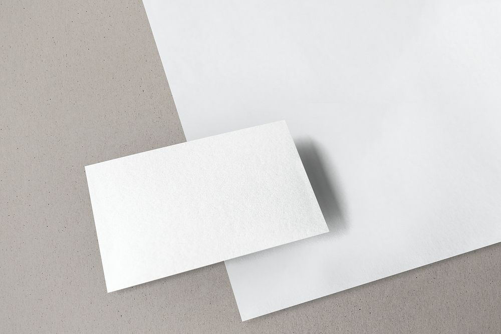 Blank paper stationery set