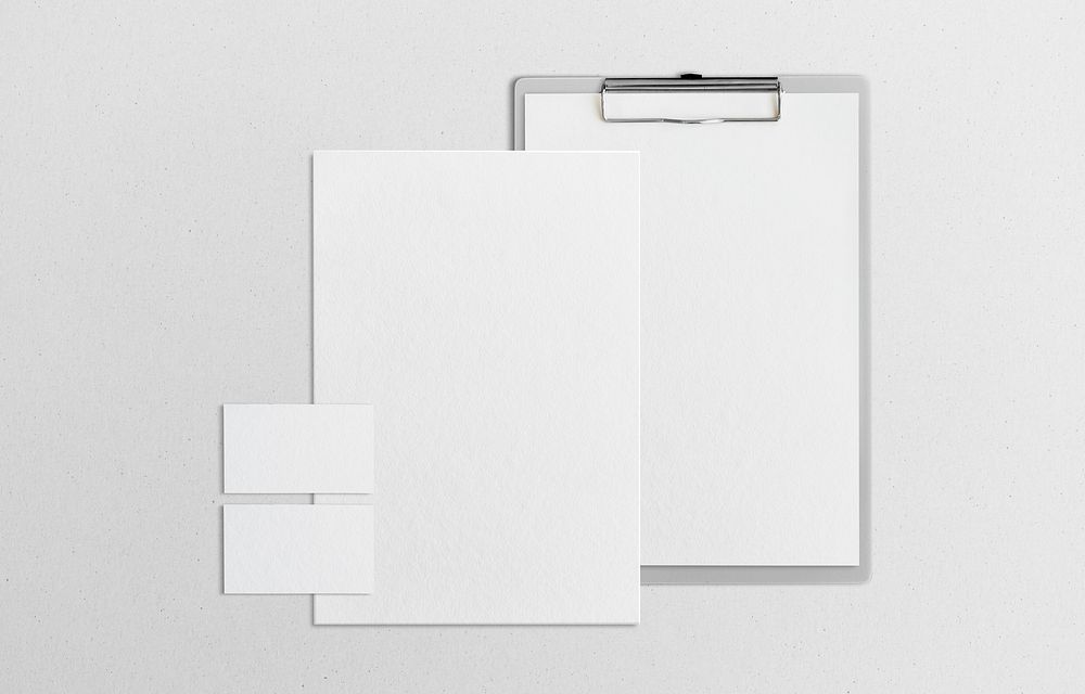 Paper stationery with name card