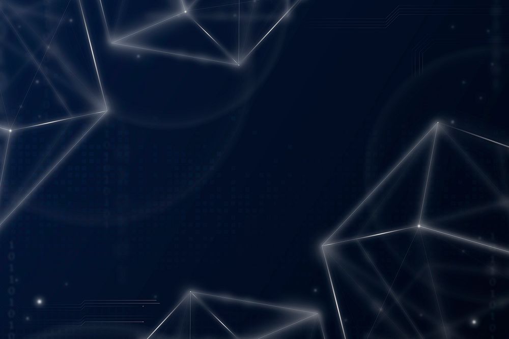 Futuristic networking technology background psd in blue tone