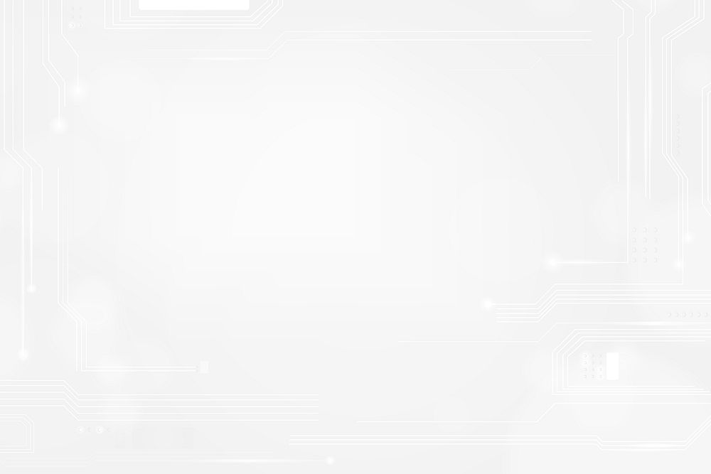 Futuristic networking technology background in white tone