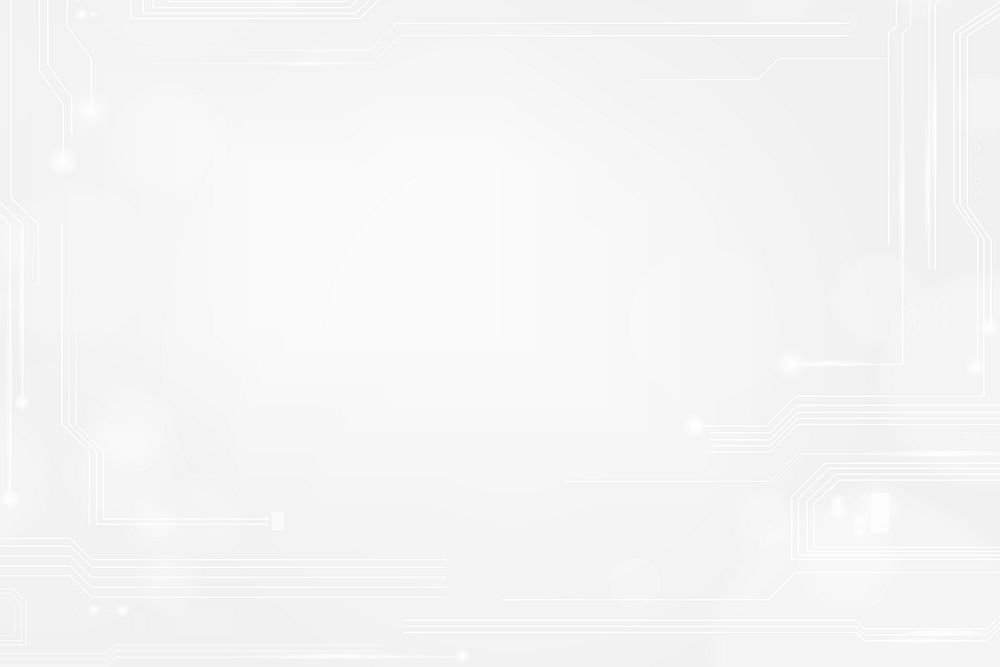 Futuristic networking technology background psd in white tone