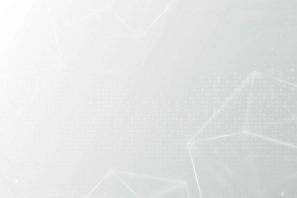 Futuristic networking technology background in white tone
