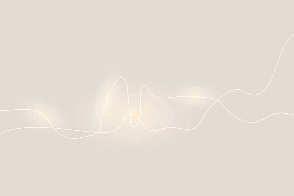 Sound wave beige digital background vector entertainment technology