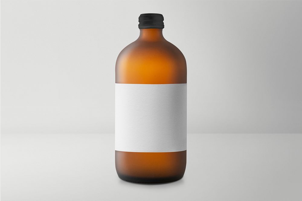 Aroma glass bottle therapeutic product packaging