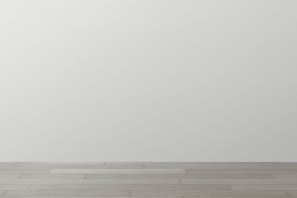Empty room with gray wall