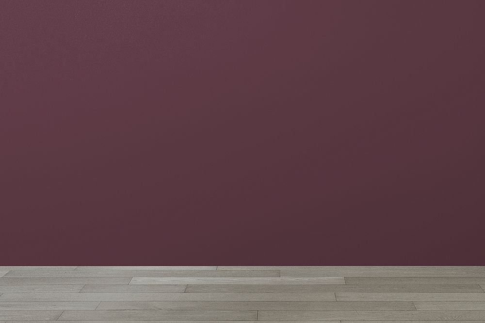 Empty modern room with purple wall