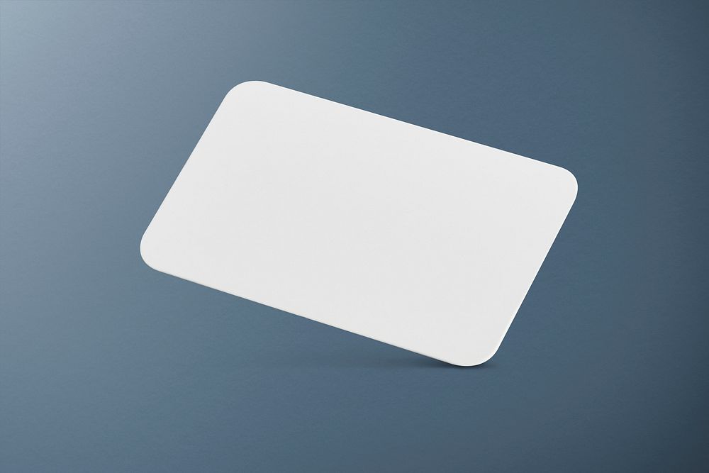 Business card, realistic professional design