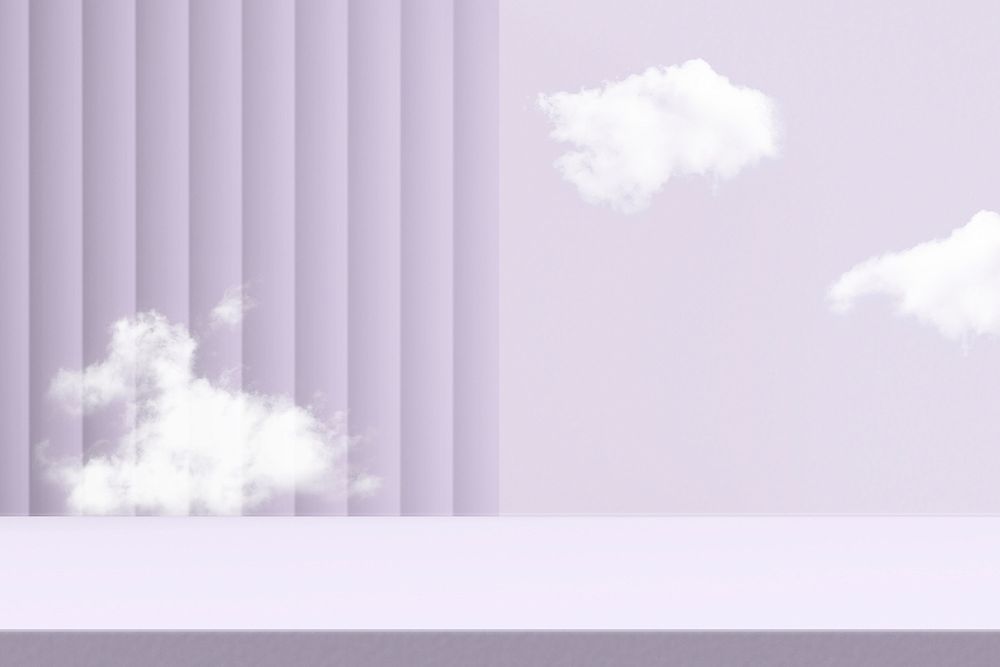 Purple product backdrop with design space