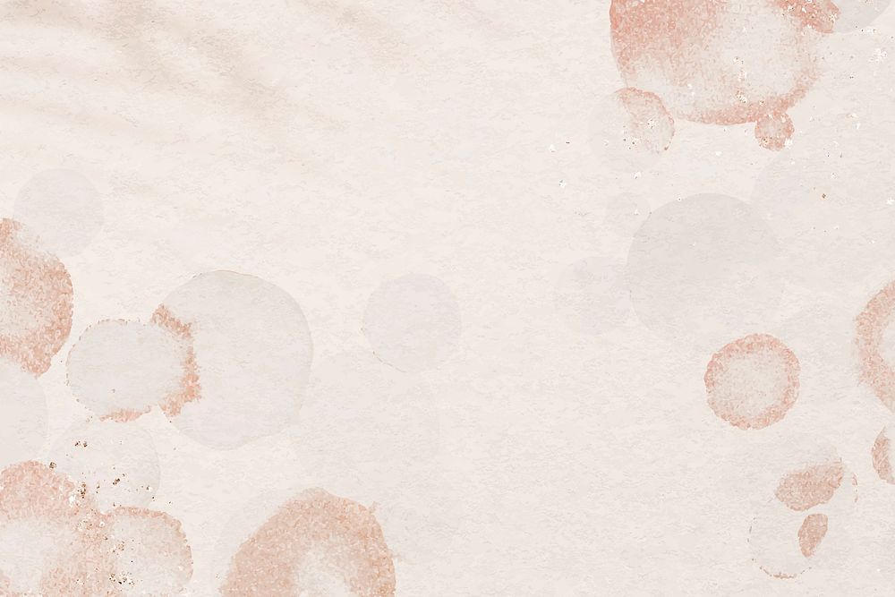 Aesthetic peach background, holiday design in watercolor & glitter vector