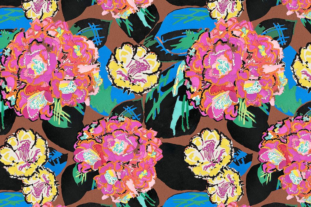 Vintage feminine background, floral pattern | Free Photo - rawpixel