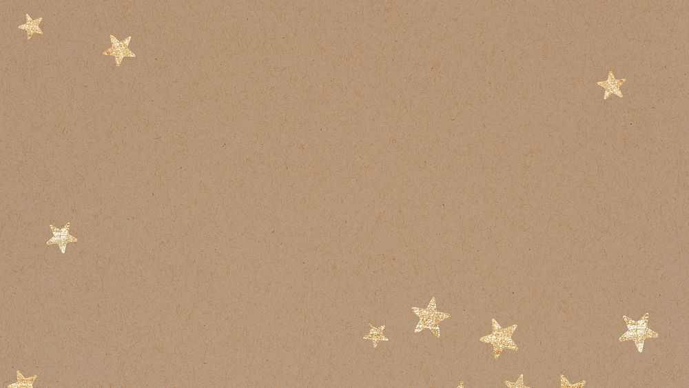 Star computer wallpaper,  brown background psd