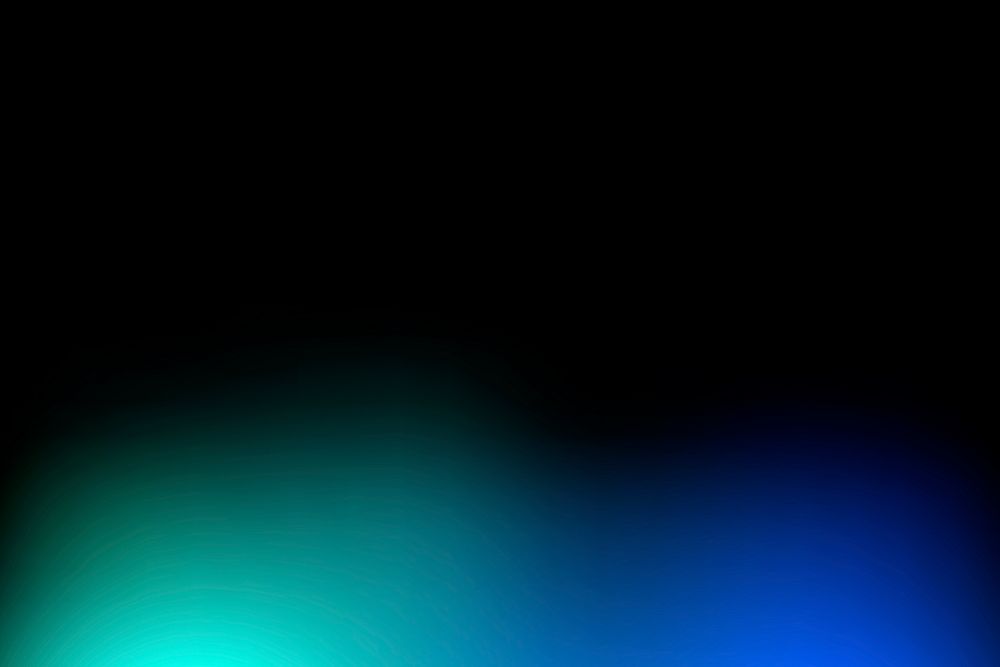 Black faded gradient background with blue border