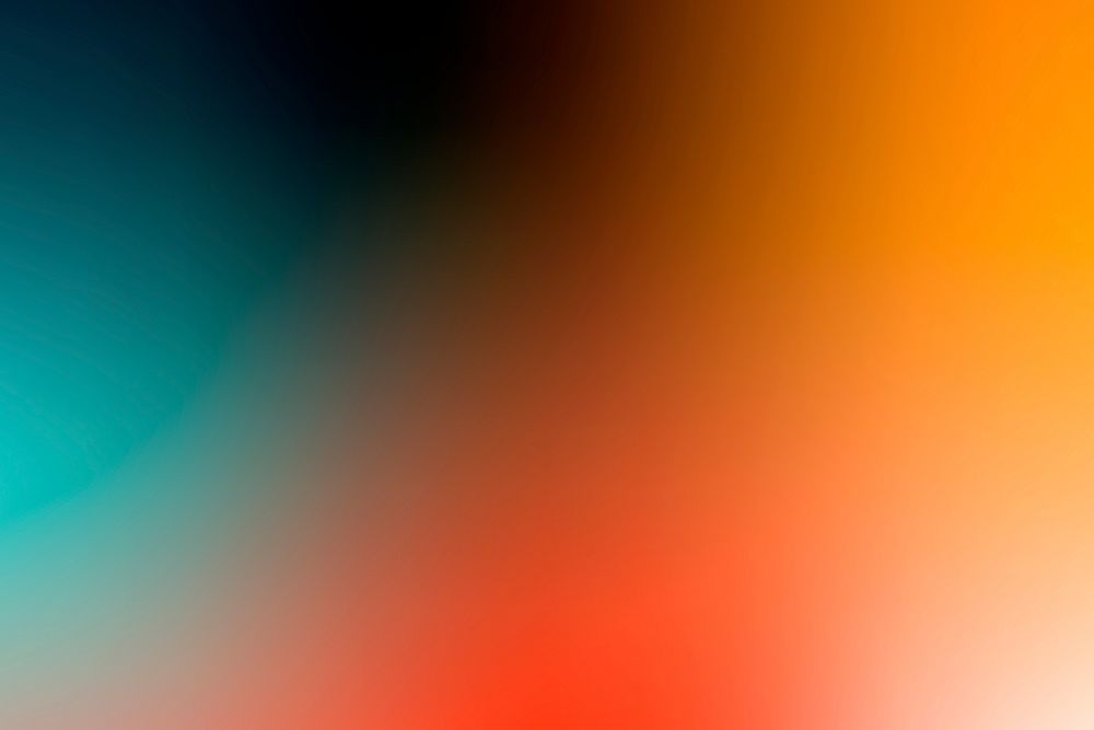 Colorful modern gradient background in orange and green