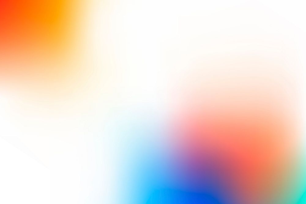 White faded gradient background with orange border