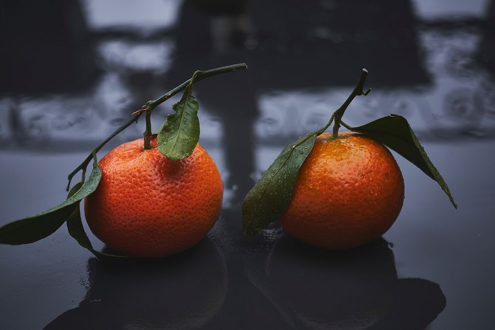 Mandarin, citrus fruit, Cremona, Italy. Original public domain image from Wikimedia Commons