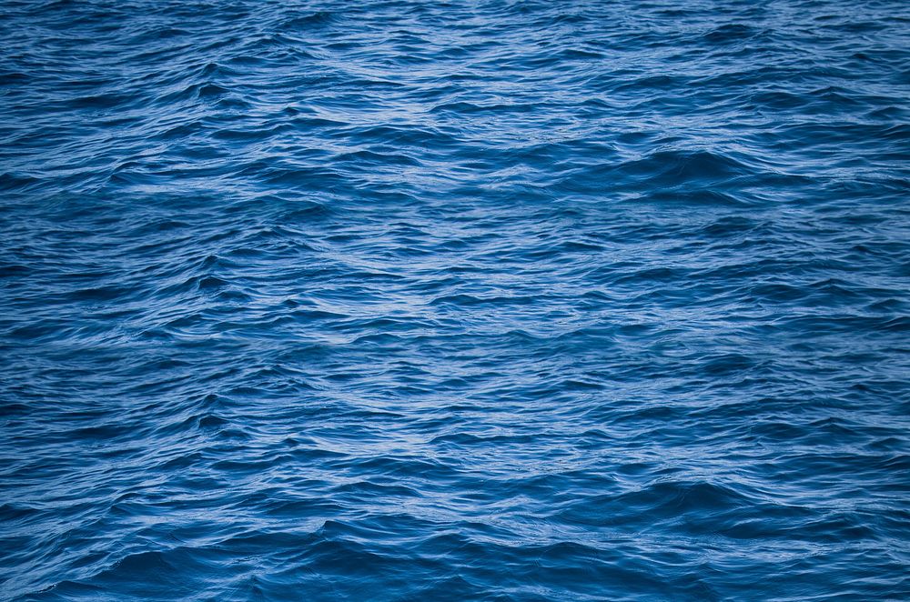 Sea wave texture, blue ocean. Original public domain image from Wikimedia Commons