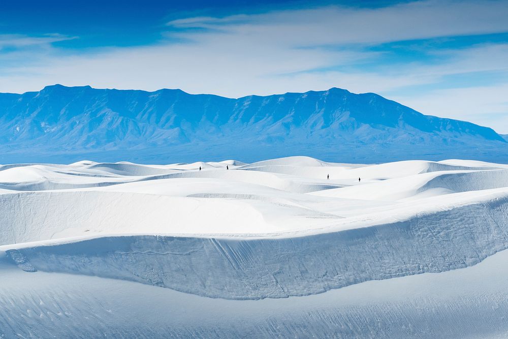 White Sands National Monument, United States. Original public domain image from Wikimedia Commons