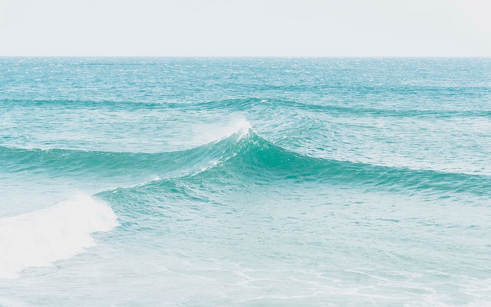 sea, ocean waves, tide, ripple.  Original public domain image from Wikimedia Commons