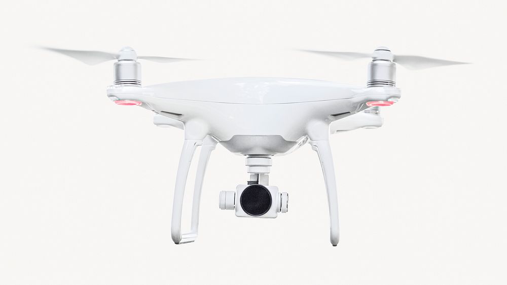 Drone, technology isolated image on white background