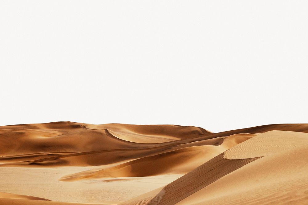 Aesthetic desert background, brown nature border